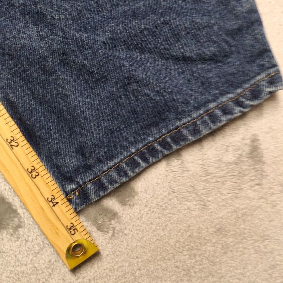 Carhartt Men's Blue Jeans Relaxed Fit Size 40x34 (actual 39x34) Workwear Tough - Picture 8 of 12